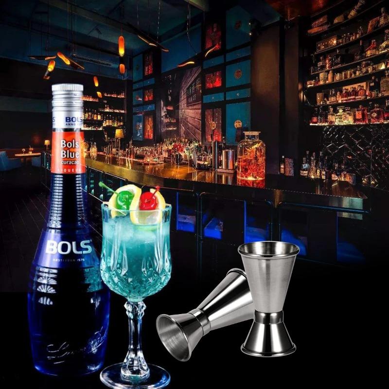 Misuratore per bevande in acciaio inossidabile da 30/15 ml per cocktail bar, pub e club, per misurare liquori e altri alcolici.