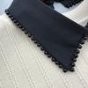 Elegant Detachable False Collar Beads Trim Lapel Ladies Sweater Shirt Sewing False Collar Sweater Dress Supplies