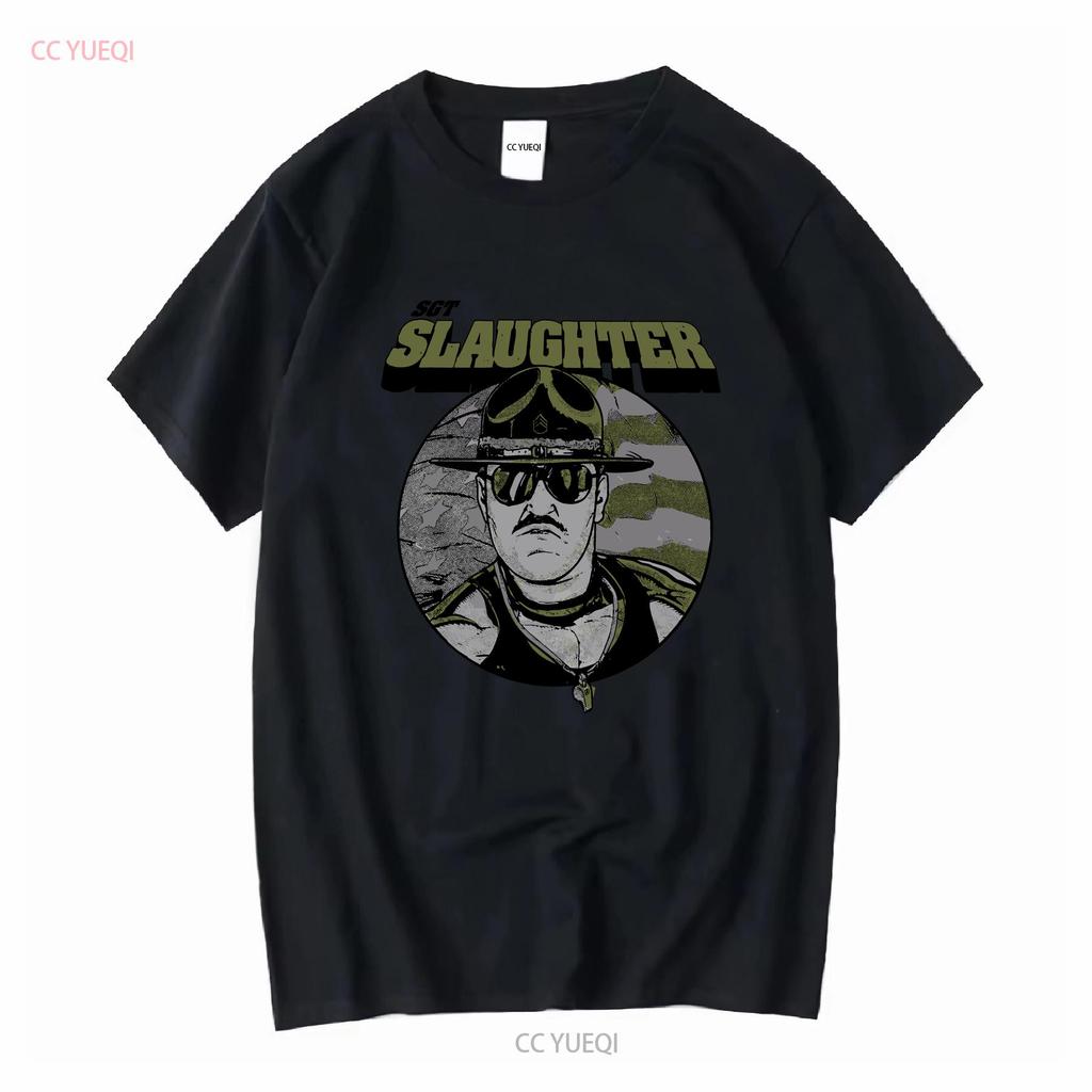 Sgt Slaughter Declare T Shirt S 5XL Vintage Washed Breathable Comfortable Versatile Soft Fashion Slightly Graphic Casual