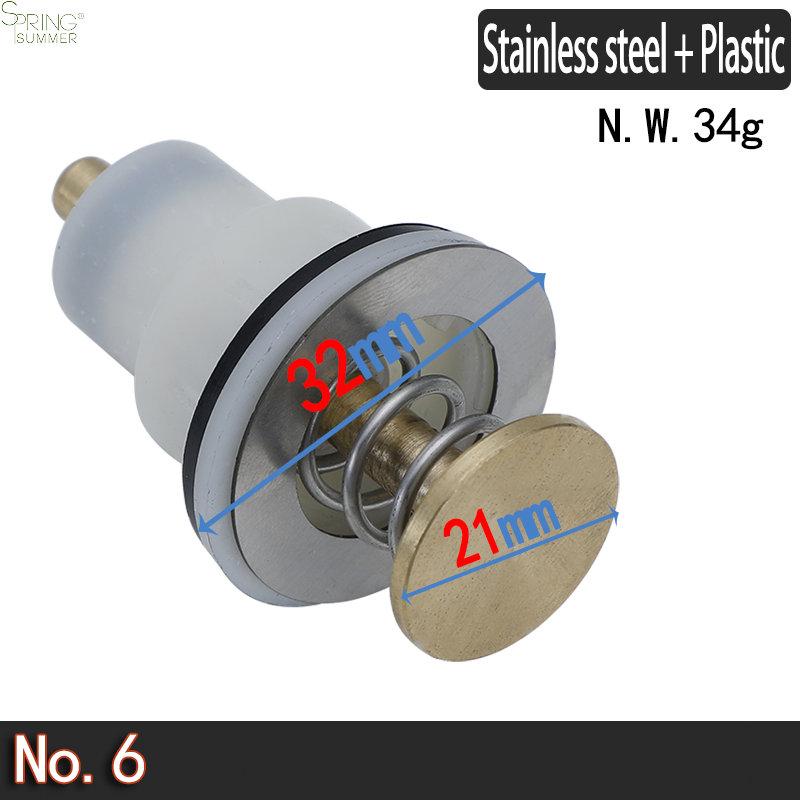 Concealed Pedal Toilet Flush Valve Core, Button Concealed Flush Valve for Toilet Spindle Cartridges