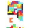 Kids' Wooden Tetris Shape Matching Puzzle Blocks for Early Learning