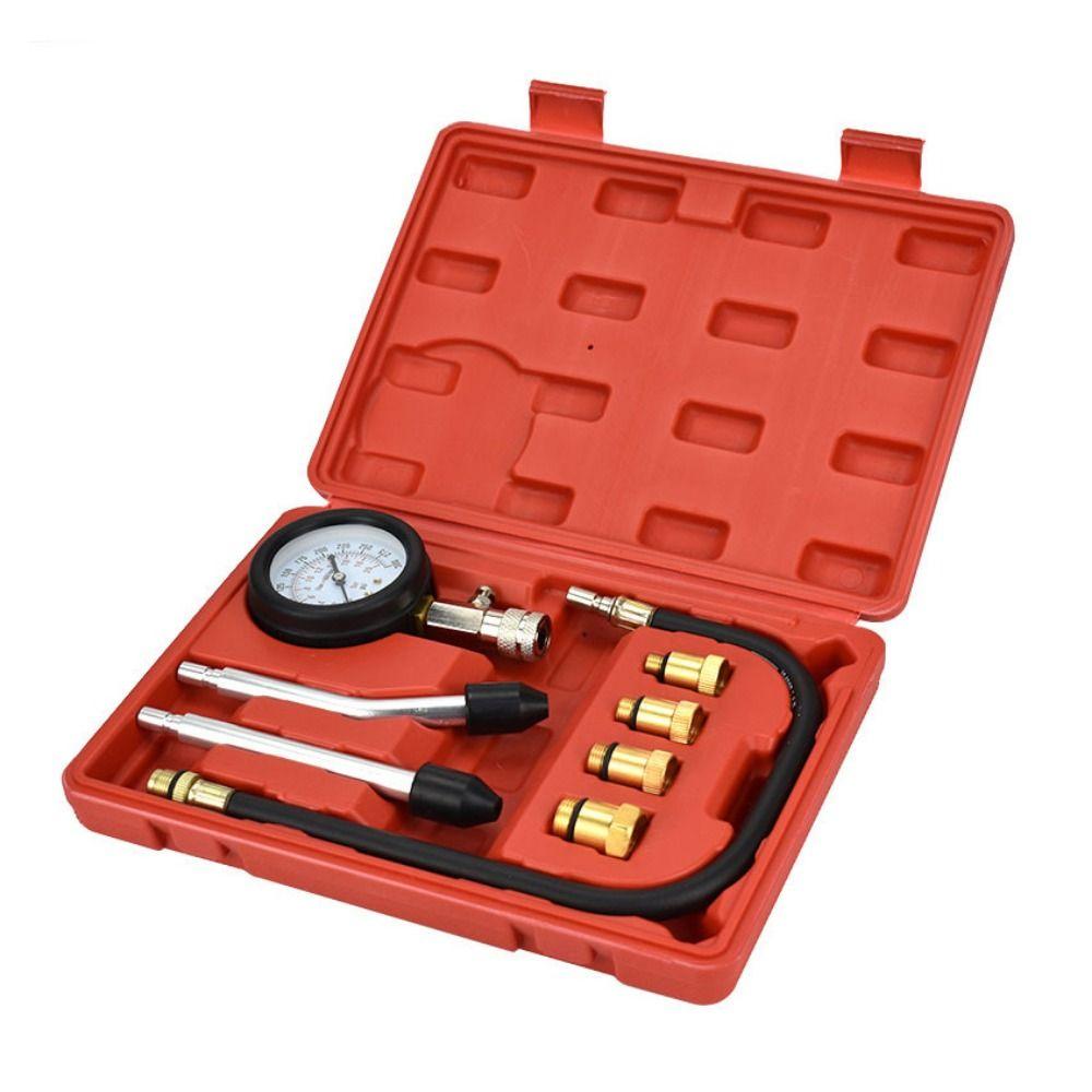 0-300 PSI Automotive Cylinder Tester Kit Professional Pressure Gauge Tester  Automotive Repair