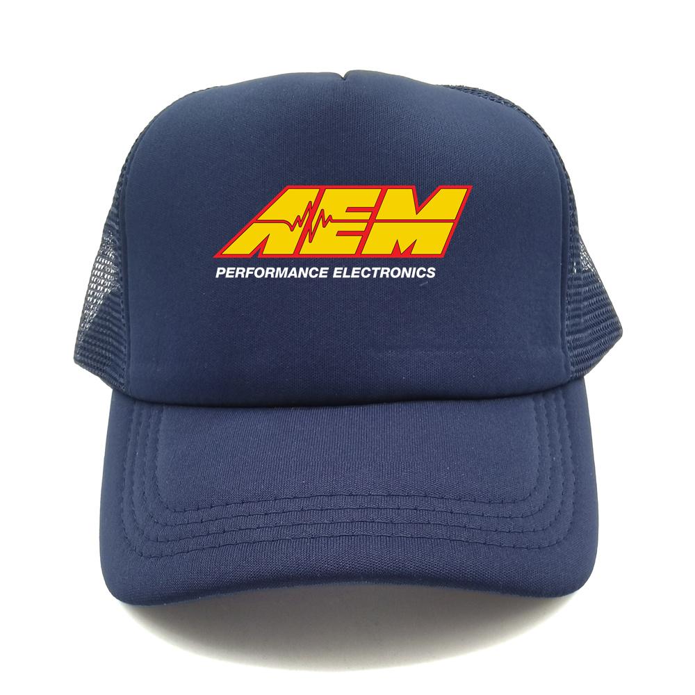 Aem Performance Electronics Trucker Cap Men Aem Hat Baseball Cap Unisex Outdoor Mesh Net Caps MZ-619