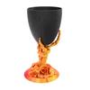 Halloween Skeleton Candy Bowl Rose Skull Hand Dish Holder Gothic Home Decoration for Home Bar Office Desktop Decor