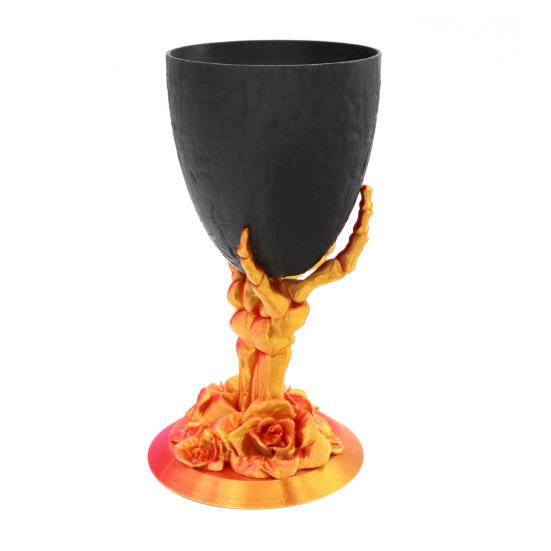 Halloween Skeleton Candy Bowl Rose Skull Hand Dish Holder Gothic Home Decoration for Home Bar Office Desktop Decor