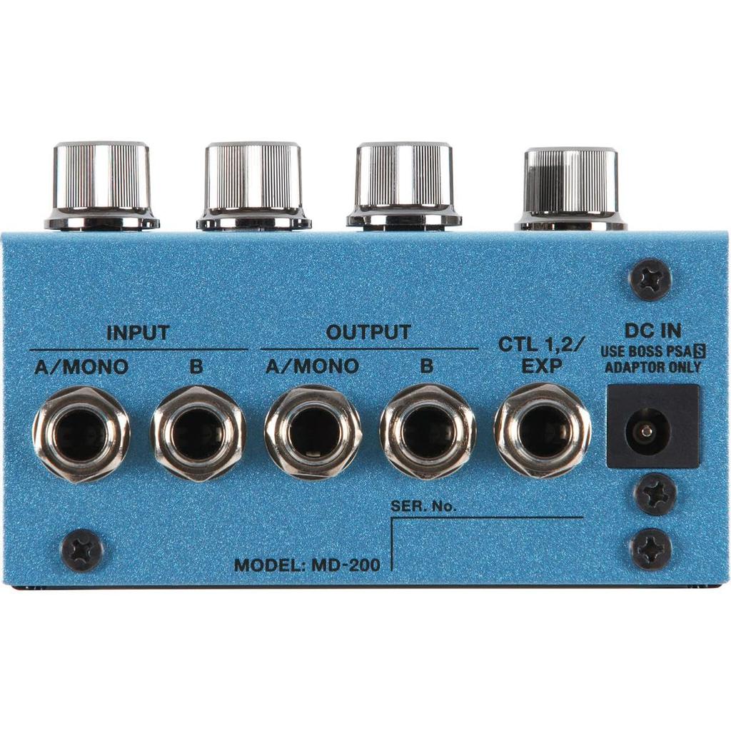 BOSS Modulation Pedal with 12 Modulation Compact Design for Guitar MD-200 Effects,