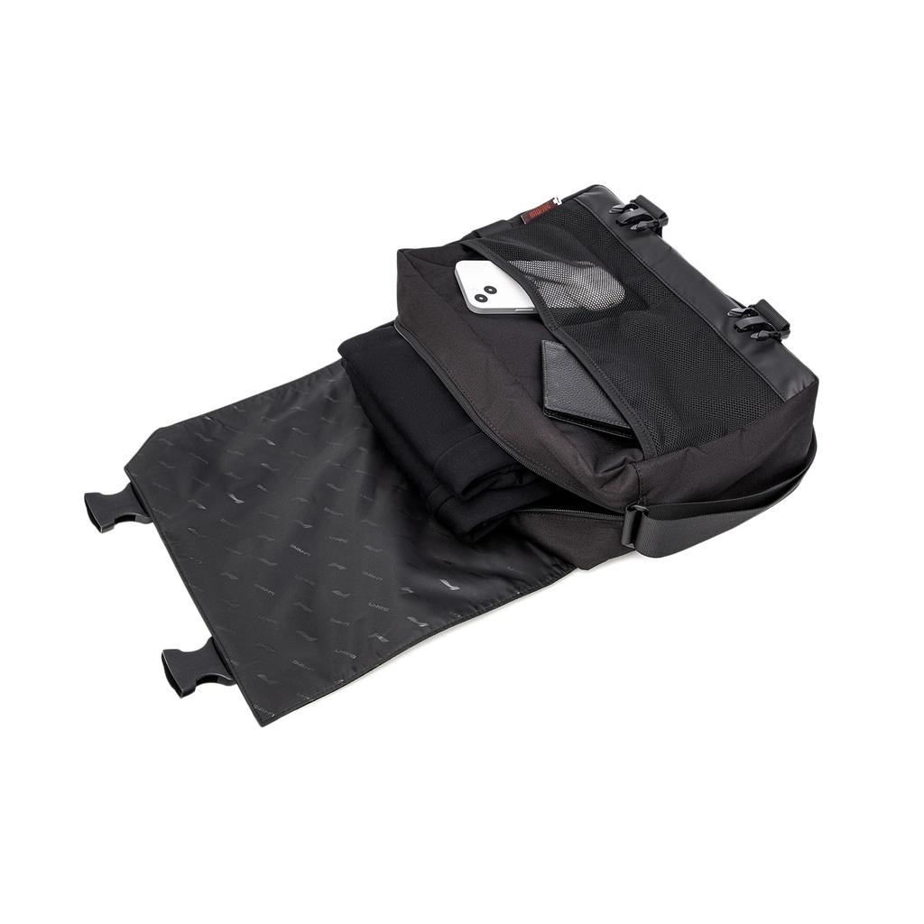 New LiNing Badfive Polyester Shoulder Bag, Crossbody Bag Regular Unisex Black ABST237-1