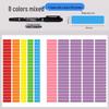 Color-Coded Self-Adhesive Label Stickers for Homework & Workbook Identification