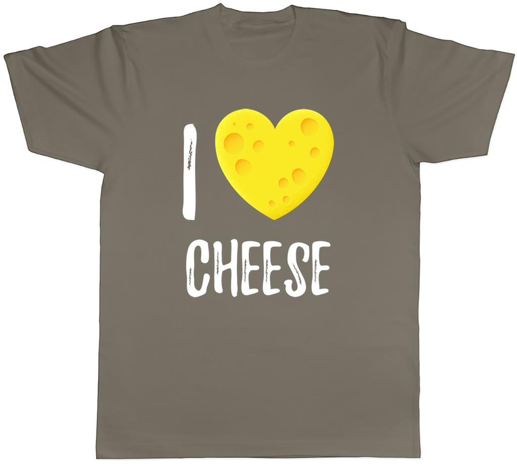 Ich liebe Käse Liebe Herzförmiger Käse Unisex T-Shirt Tee Geschenk Top