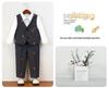 Children's Autumn/Winter Academy Style Suit Set for Boys and Girls - Formal Wear Skirt and Suit for Performances