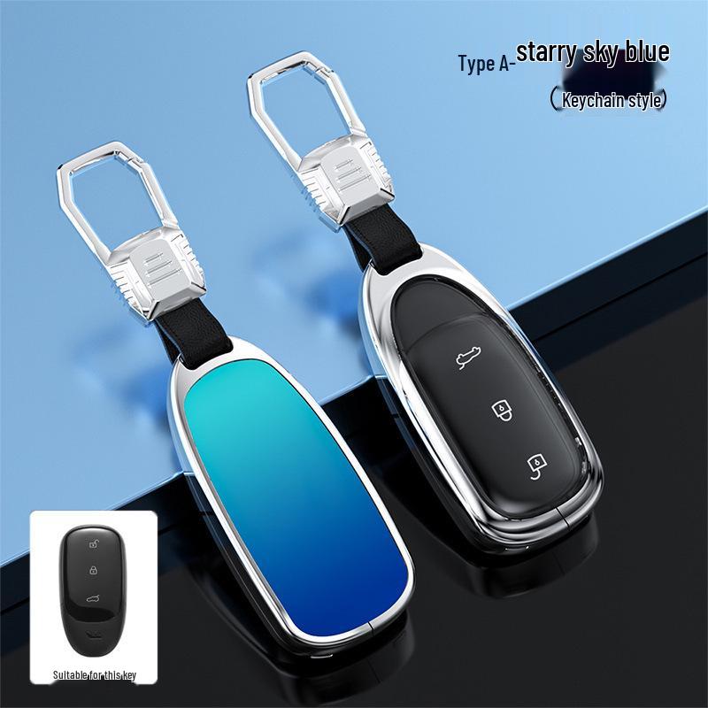 Compatible with Ideal L9 Key Case: 2022 Full Coverage Metal Remote Control Protective Shell for Men and Women