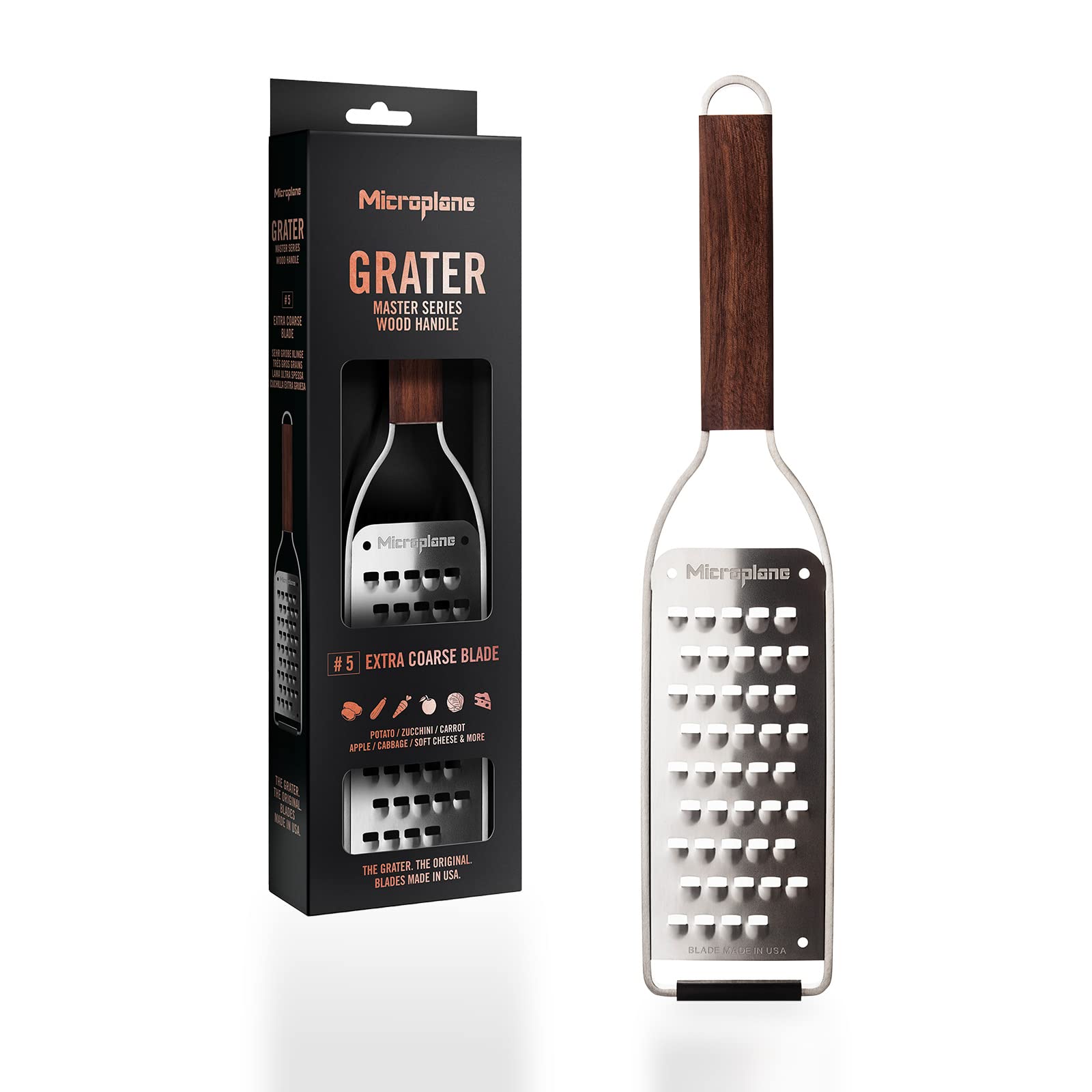 

Microplane Master Series Large Zester [Cheese, Chocolate, Grater]