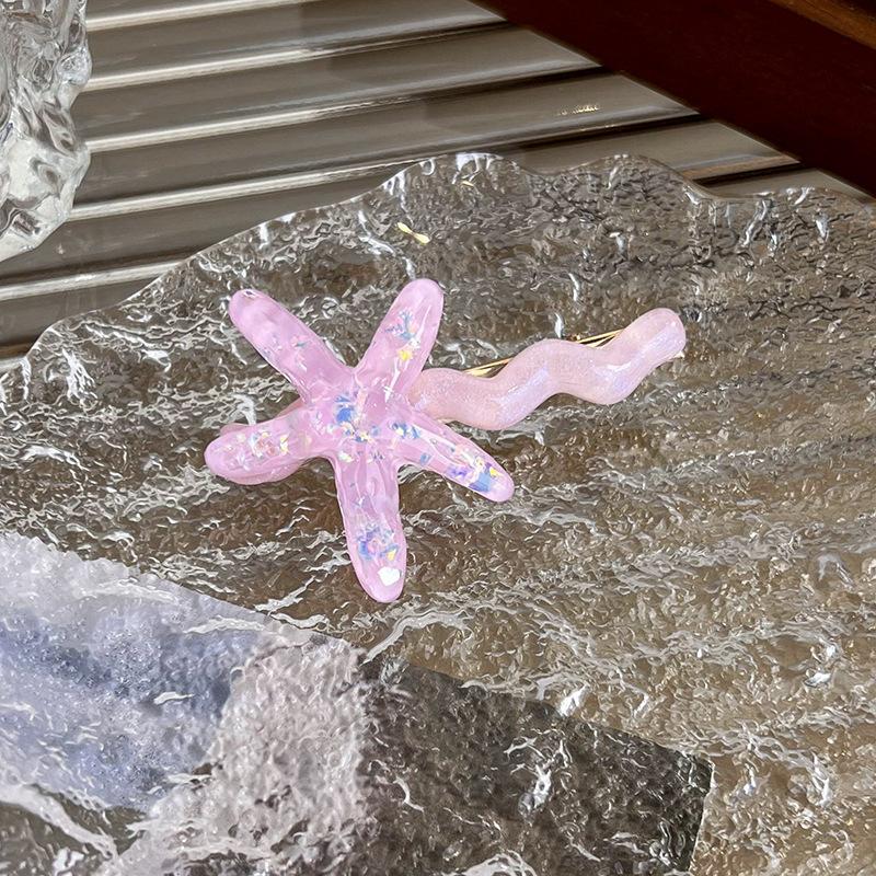 1/4 Pcs Fashion Sweet Geometric Pentagram Hair Claws For Women Girls Party Hair Accessories