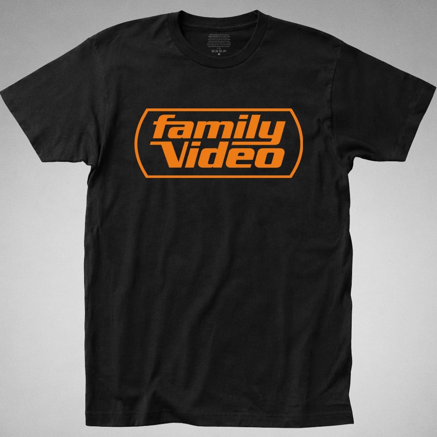 FAMILY VIDEO T-SHIRT tee Rental store vhs dvd blockbuster vcr 80s 90s y2k logo XS