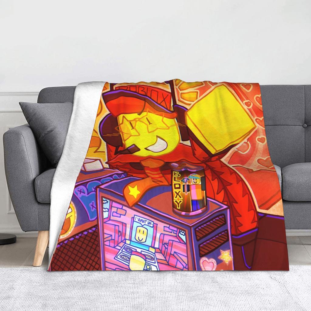 Azuretime Anime Fleece Blankets Azure Two Time Forsaken Awesome Throw Blanket for Home Hotel Sofa 125*100cm Quilt