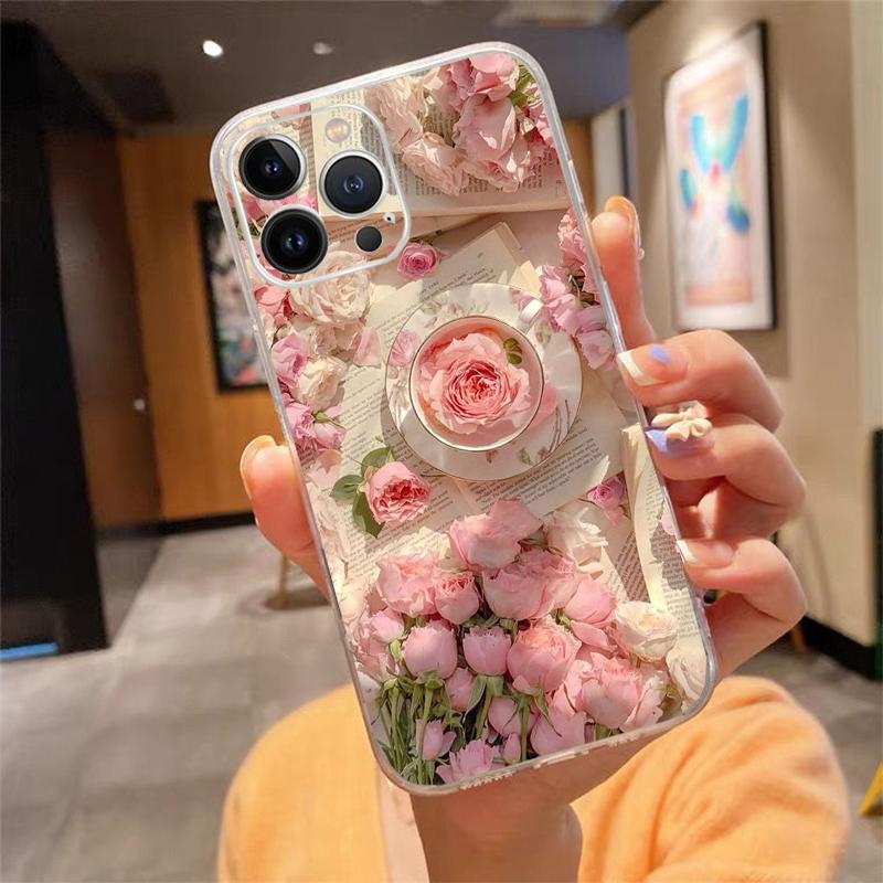Custodia per telefono Carcasa Funda Per iPhone 17 Pro Max Air 16 15 14 13 Pro Max 15 16 Pro 15Plus Rosa oro rosa Custodia
