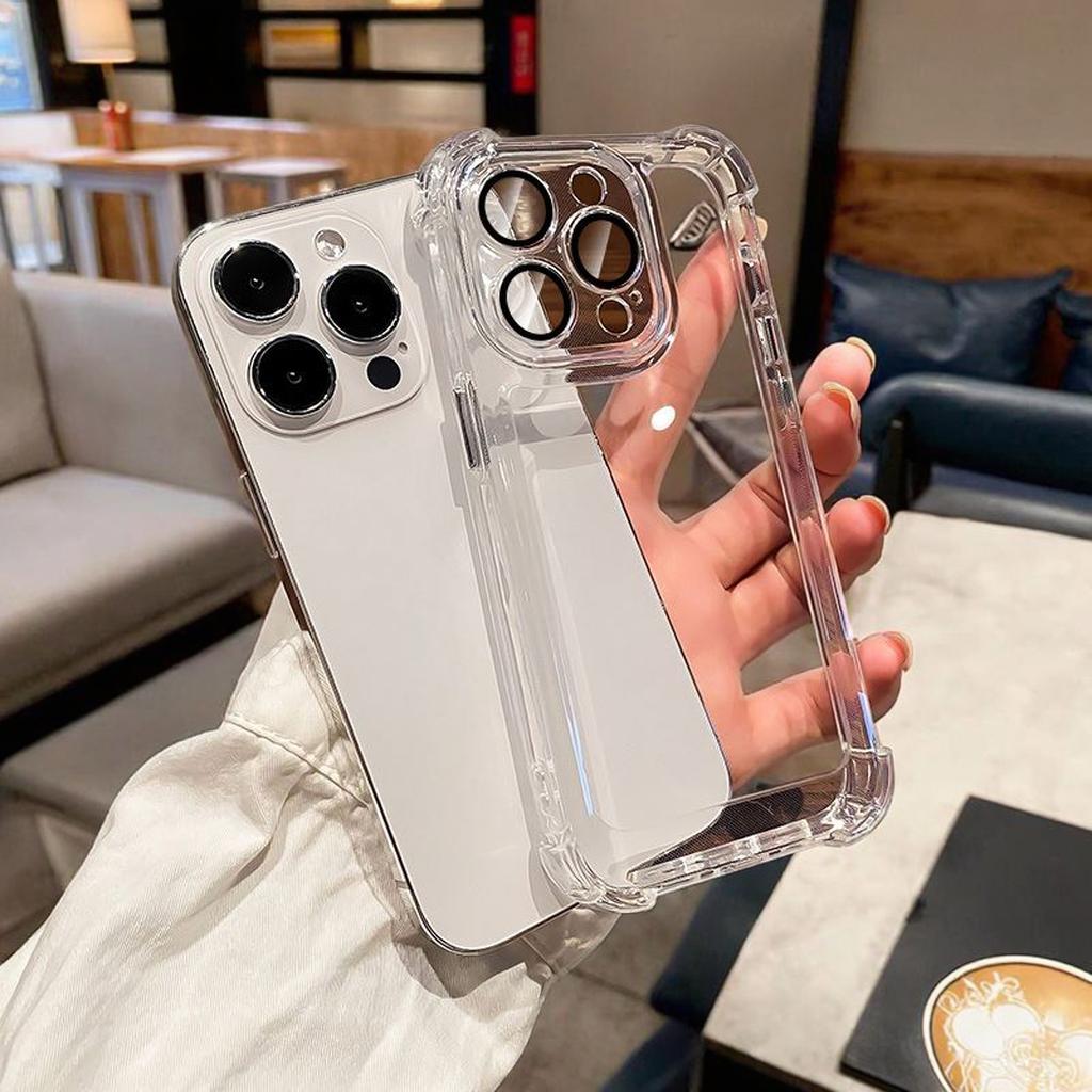 Factory Direct Clear Acrylic Phone Case for 7-16 Pro Max Camera Protection Waterproof Shockproof Back Cover