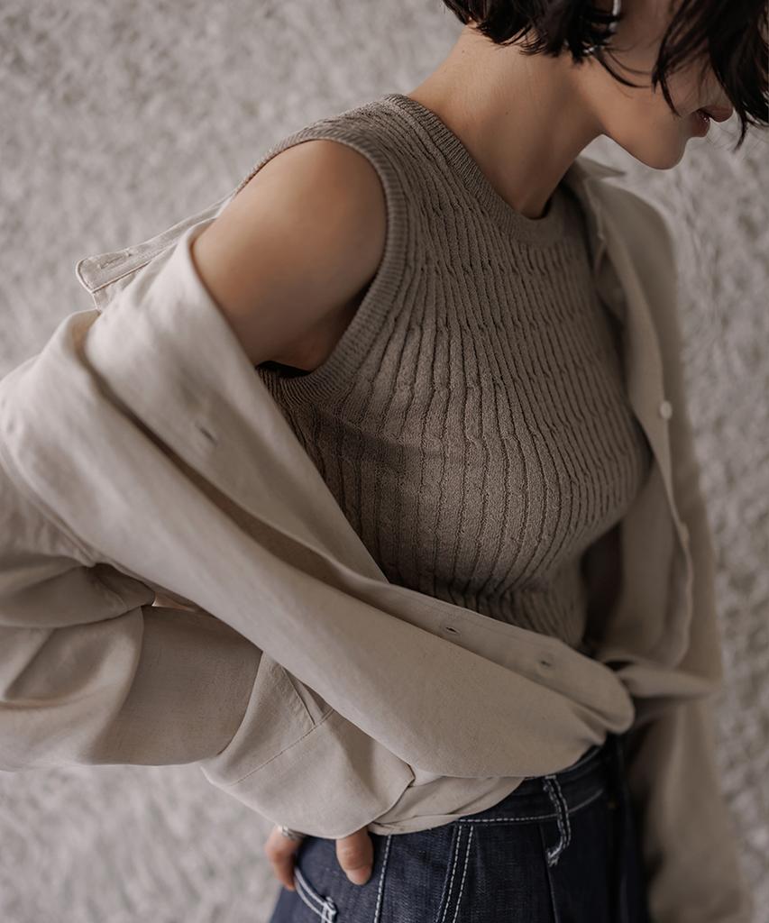 Memua Overline Tencel Linen Shirt (Oatmeal)