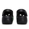 Crocs High Street Ink Splash Future Technology Stepping on Soft Hole Shoes Women's Black Green