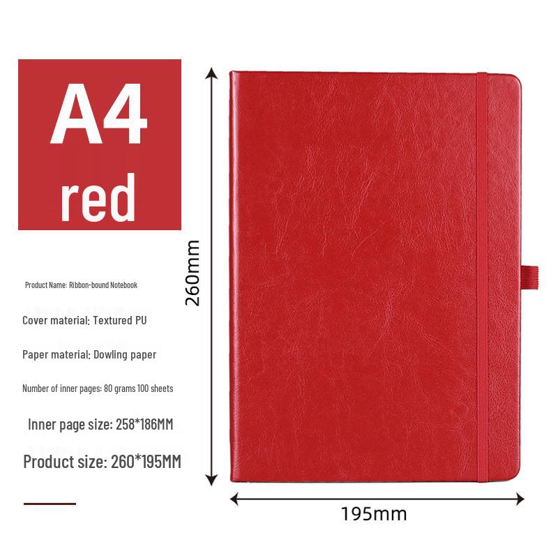 A5 Custom Ribbon Hardcover Notebook for Students and Professionals