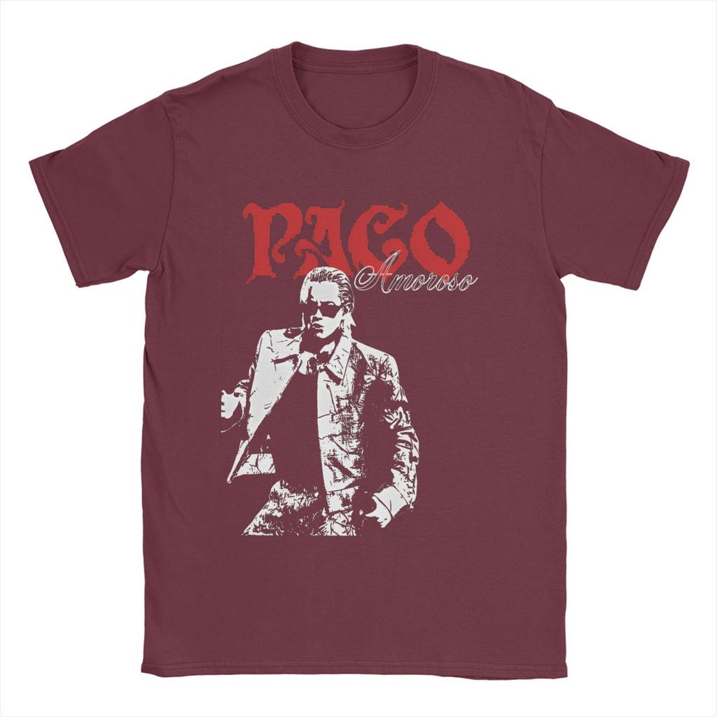Increíbles Camisetas del Tour Papota de CA7RIEL y Paco Amoroso para Hombre Cuello Redondo Camiseta 100% Algodón Camisetas de Manga Corta Tops Clásicos
