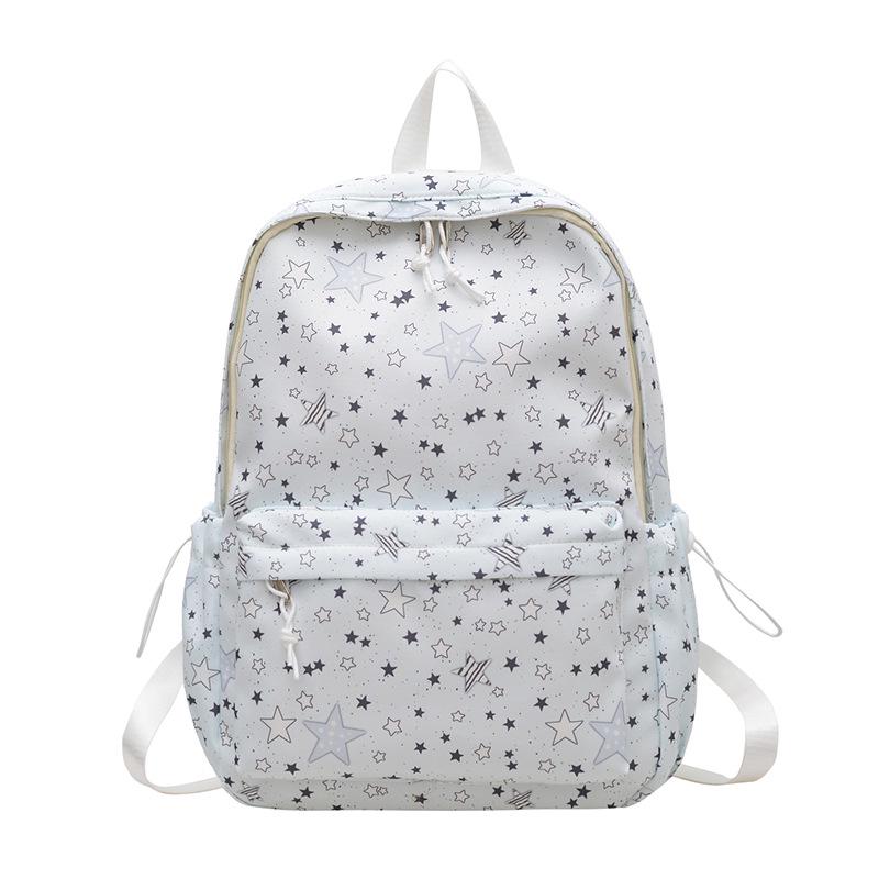 Hochwertiger, leichter, bonbonfarbener Outdoor-Rucksack - Großes Fassungsvermögen, niedliches Stern-Design