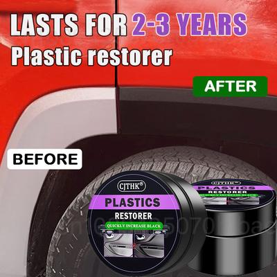 Car Plastic Restorer Back To Black Gloss Auto Interior Leather & Panel Renewal Wax Coating Agent Auto Polish And Repair Coating