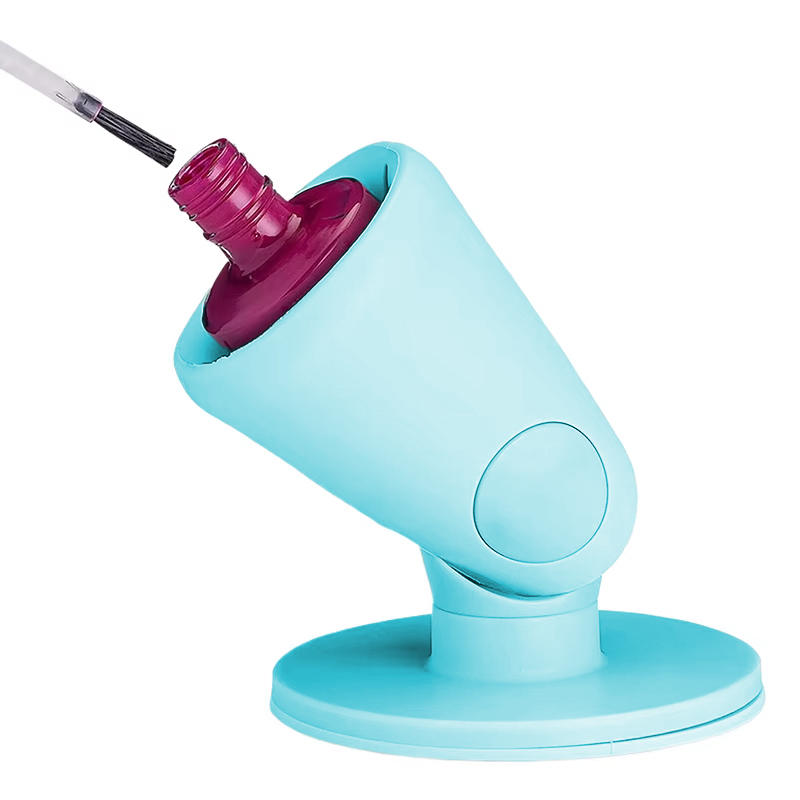 Silikonowy uchwyt na lakier do paznokci stojak na butelkę z lakierem do paznokci DIY Salon lakier do paznokci stojak na butelkę narzędzia do paznokci akcesoria
