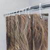 Highland Cow Animal Print Shower Curtain Waterproof Bath Mat Room Decoration Home Decorations (C029)