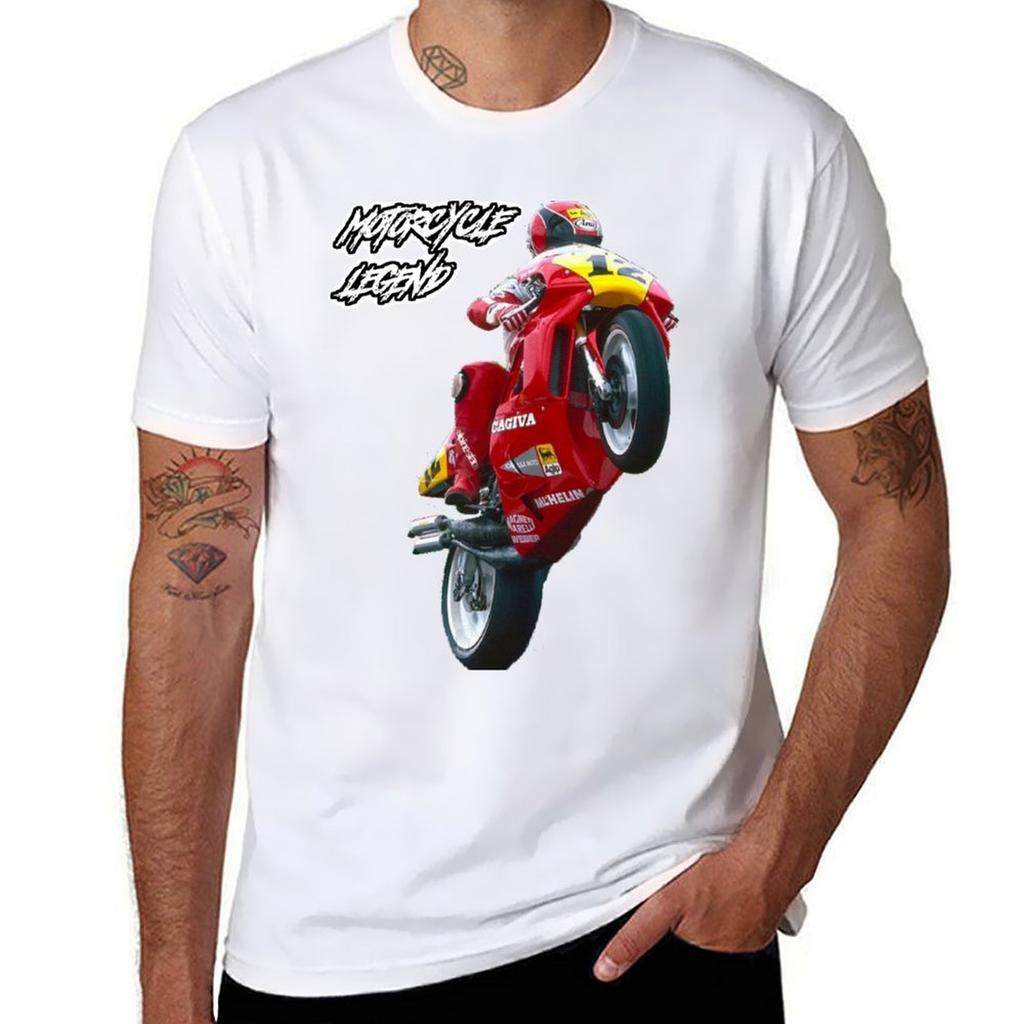 Randy Mamola, Motorcycle Legend T-Shirt cotton t shirts man 100% t shirts cotton 100% T-Shirt