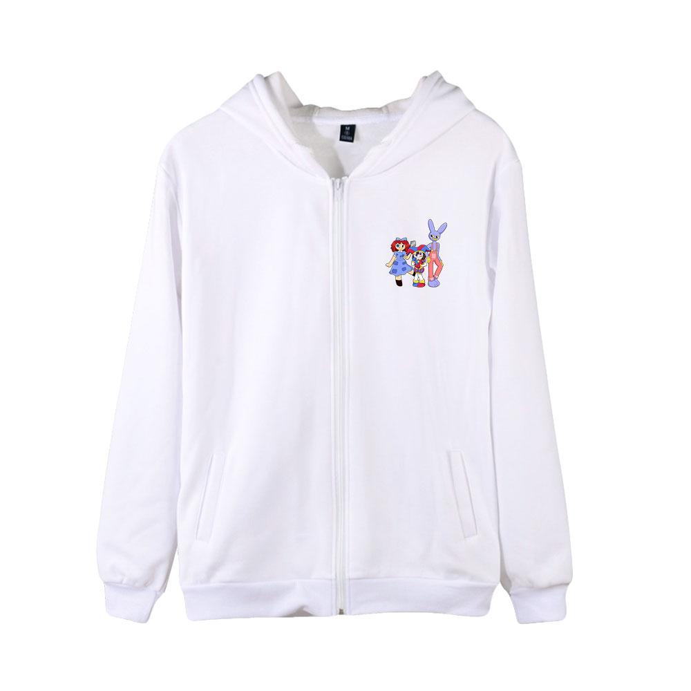 Fashion Women Men's Hoodie The Amazing Digital Circus Anime Print Comfortable Hoodie High Quality Autumn Men's Hooded Jacket Zipper Sweatshirt