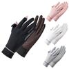 Touch Screen Ice Silk Gloves Mittens Style Sun Protection Gloves  Cycling Driving Running