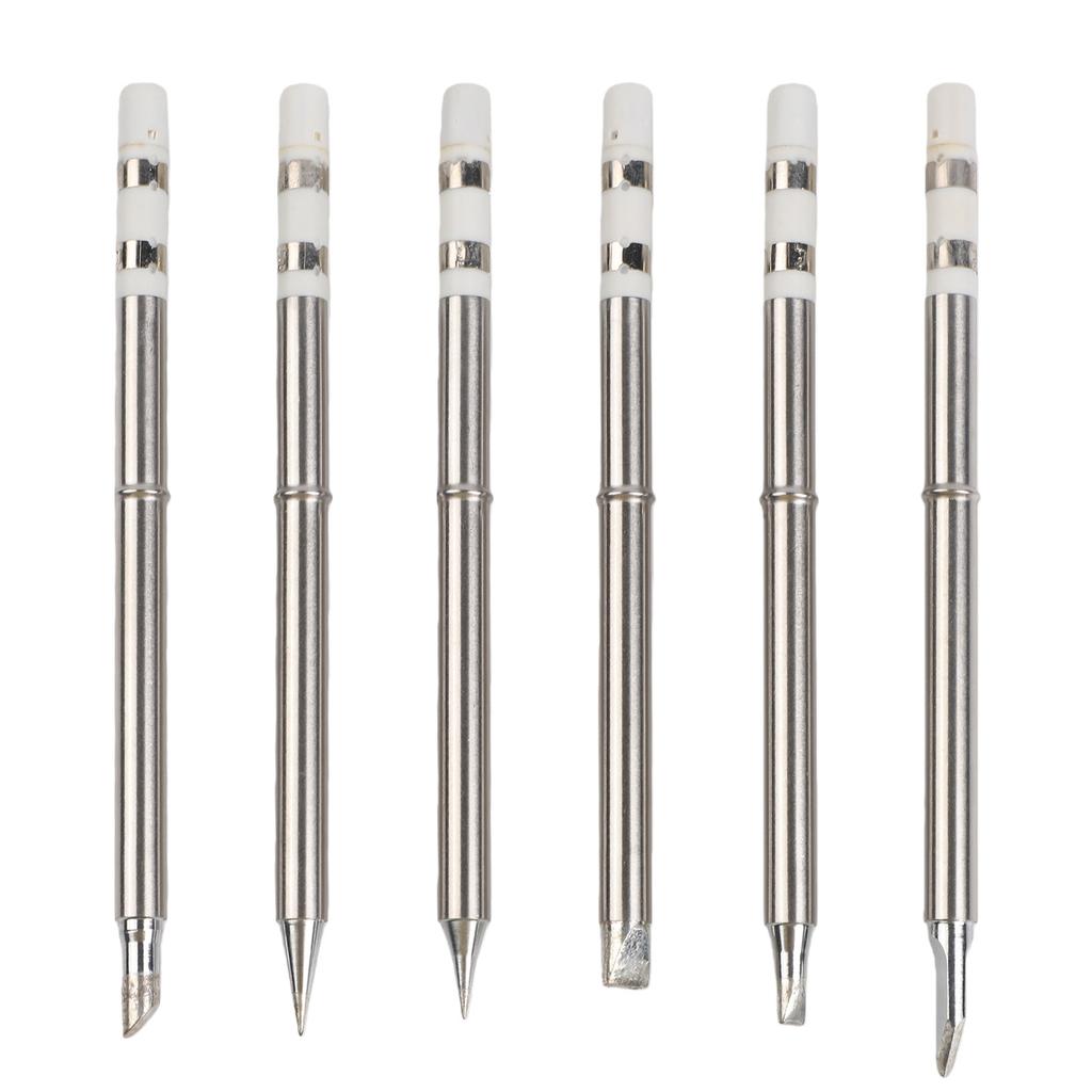 Portable Iron Parts Soldering Tips Set For DIY Soldering Efficient Soldering Accessories Set Replacement Parts