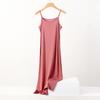 Plus Size Loose Fit Modal Camisole Pajamas Dress Comfortable Anti Exposure for 200 Lbs