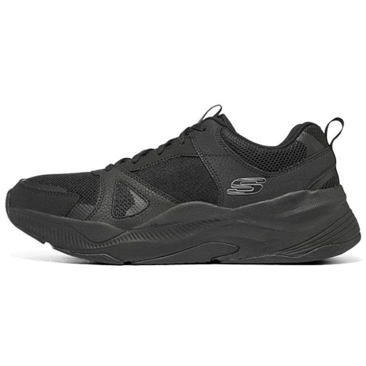 Skechers Sport Fashion Retro Low-Top Running Shoes Men sneakers Black 232219-BBK 43