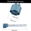 YUNPICAR HB3 9006 LED Genuine Coupler Female Reverse Conversion Wiring Extension Repair Socket Headlight