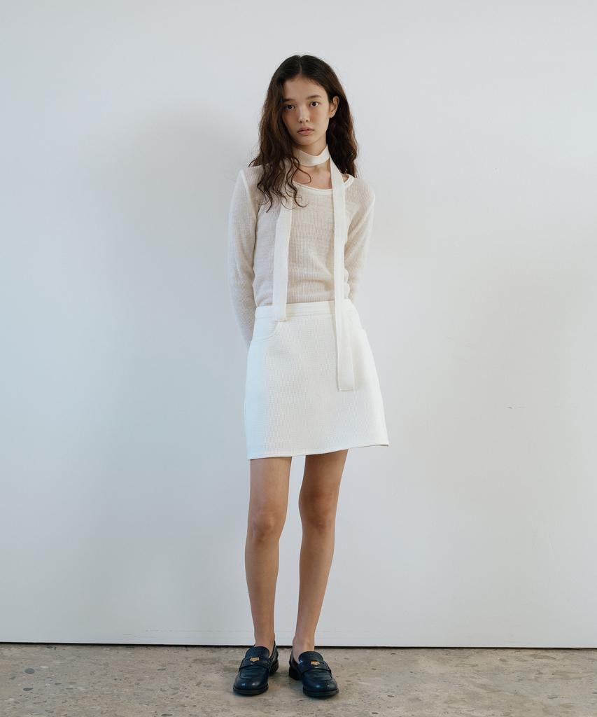 Yulago Alice Tweed Mini Skirt