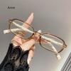 Ultra Light Anti Blue Light Eyeglasses Black Frame Female HD Presbyopia Eyewear Retro Narrow Frame Transparent Reading Glasses