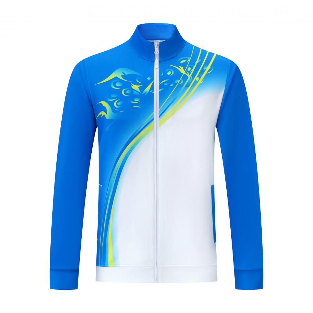 Unisex Autumn/Winter Table Tennis & Badminton Sports Jacket Set - Casual Coach & Team Uniform