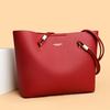 Simple Retro Tote Bag, High-quality PU Leather Shoulder Bag for Women's Tote Bag Suitable for Daily, Leisure, Commuting
