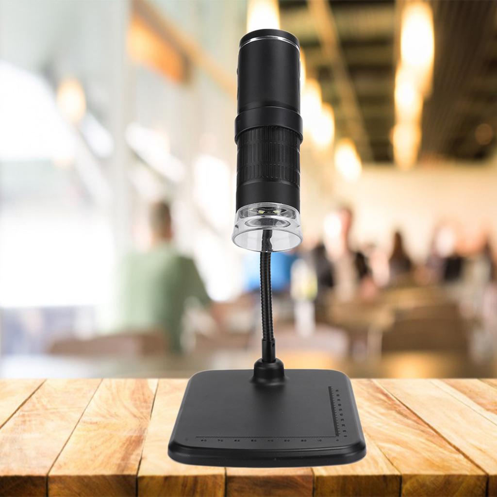 1920x1080 Camera Resolution HD Magnifying Glass Digital WiFi Microscope F210 with 8 Adjustable LED Lights