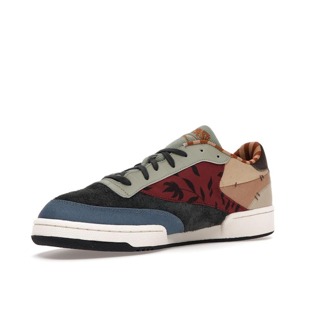 Kung Fu Panda X Reebok Club C 85 Patchwork Unisex Sneakers Multi-Color Gravel Classic-White GZ8634