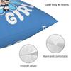 Custom Fashion The P-PowerPuffs Girls Cushion Covers 40x40cm Soft Cartoons Pillow Case for Car Square Pillowcase