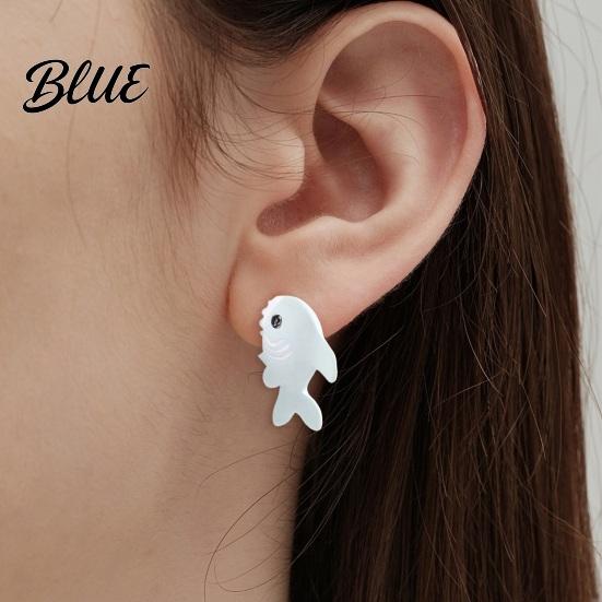 Animal Stud Earrings 1 Pair Cartoon Bite Multi Shapes Shark
