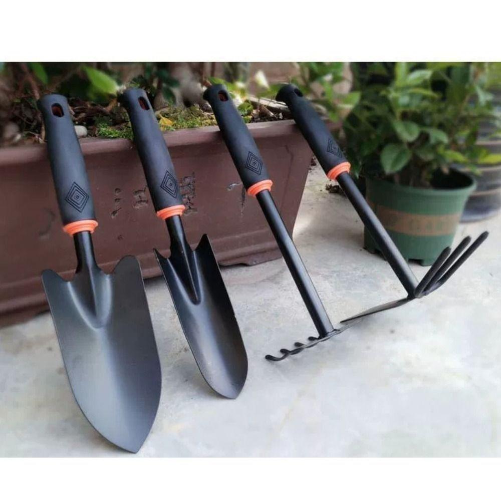 Steel Mini Steel Rake Planting Flowers Agricultural Shovel Portable Digging Shovel