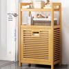 Changshen Wicker 3-Tier Storage Basket & Laundry Hamper