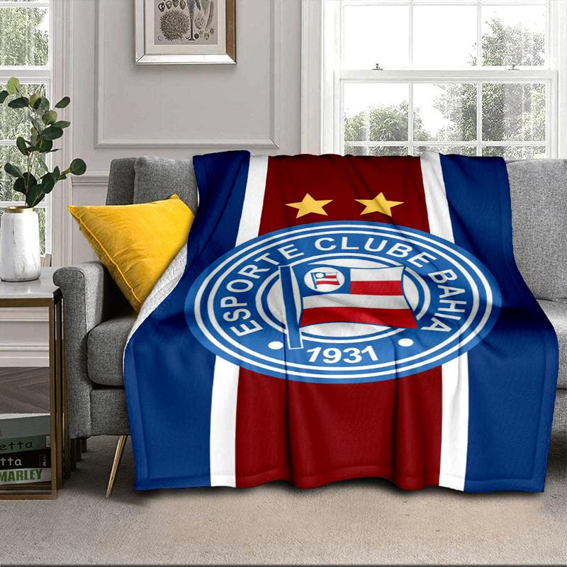 Football Club Emblem Blanket Flannel Blanket for bed, sofa, Camping, Hiking, Picnic Essentials, gift for family Fan gifts
