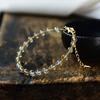 Crystal Blue Moonstone Bracelet Women's Ice Elongated Stone Niche Light Luxury Bracelet Gift