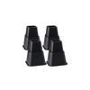 8Pieces Practical Furniture Risers 6Inch Height Adjustable Bed Leg Extenders Convenient for Small Space Daily Use