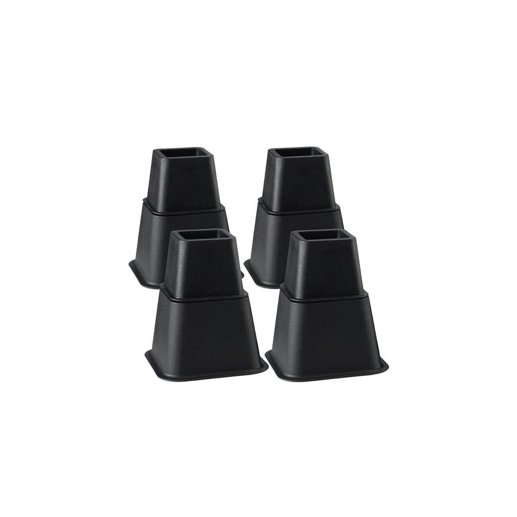 8Pieces Practical Furniture Risers 6Inch Height Adjustable Bed Leg Extenders Convenient for Small Space Daily Use